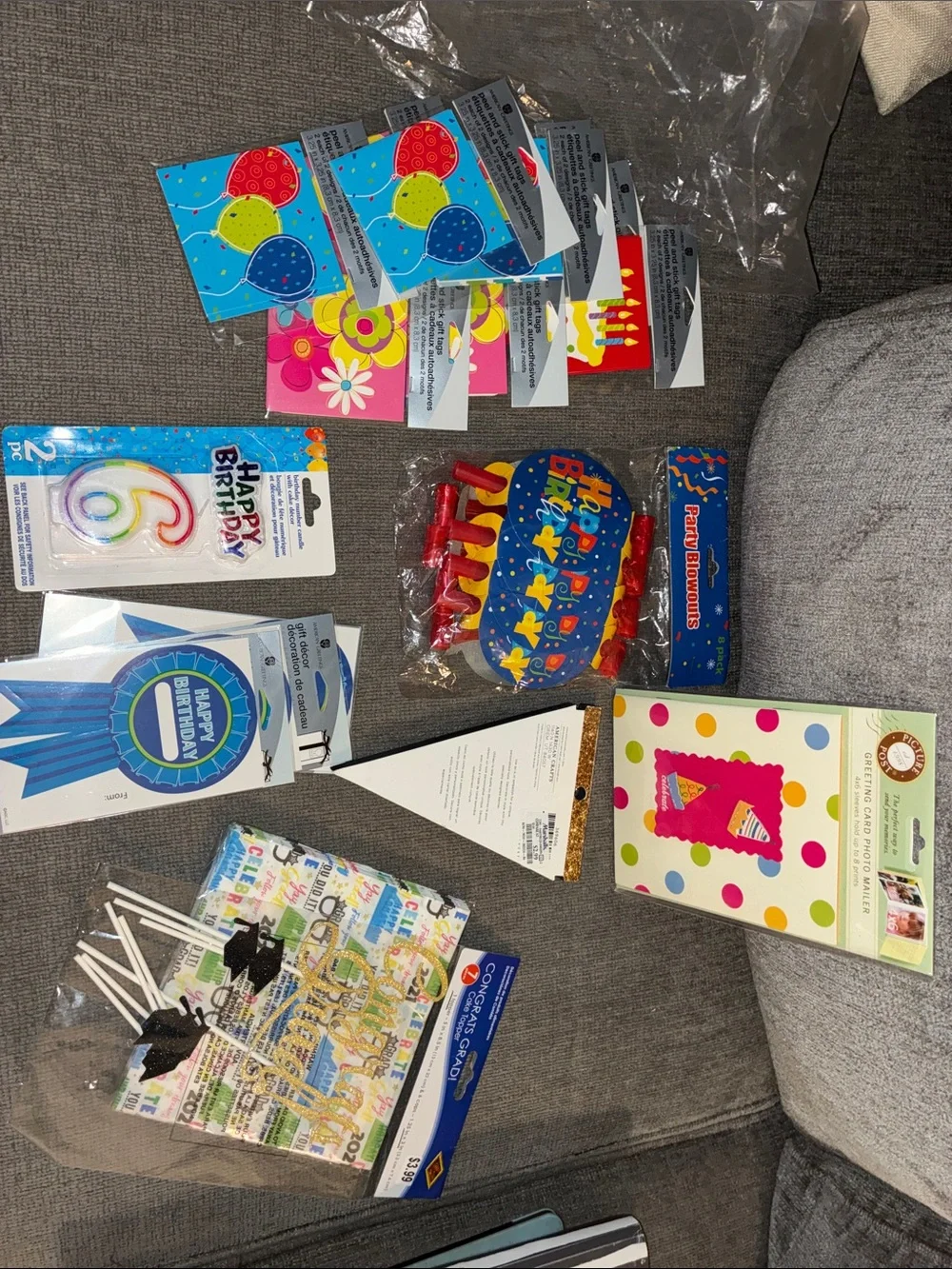Party Blowouts and supplies - Blue & Red Party Supplies